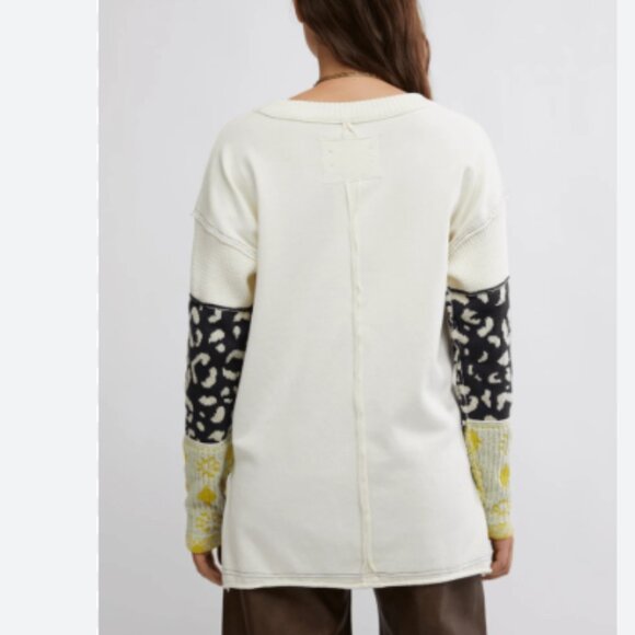 new Free People Tiger Style Cuff Sweater 257 3S2 - Picture 7 of 10